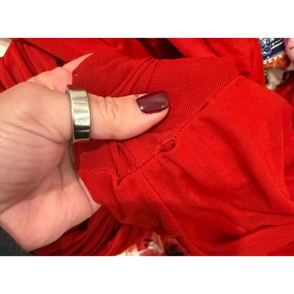 Deme by Gabriella RED Carla Off Shoulder Maxi Gown - Size XS - Picture 8 of 11